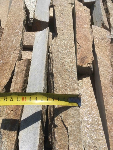 Горбушка златолит золотистый для облицовки купить в Копейске