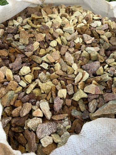 Златолит персиковый декоративная каменная крошка купить в Копейске