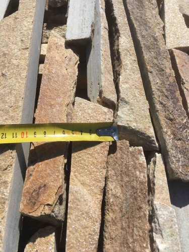 Горбушка златолит золотистый для облицовки купить в Копейске