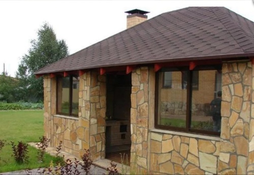 Плитняк златолит жёлтый золотистый для фасада 1,5-3см купить в Копейске