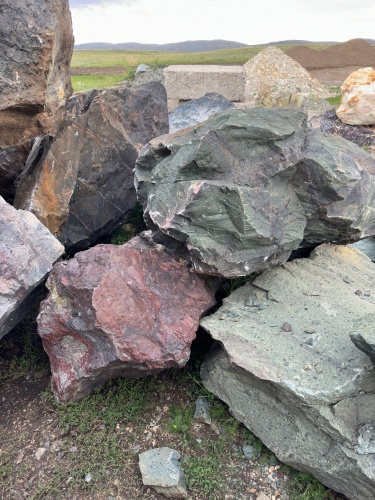 Камни для ландшафтного дизайна зелёные 10-60 килограмм купить в Копейске