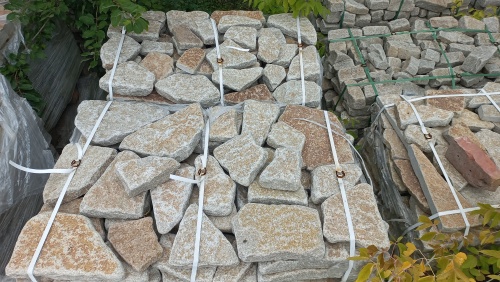 Гранитный плитняк галтованный для парковки купить в Копейске