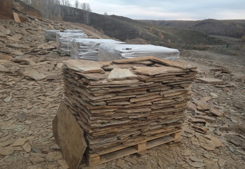 Плитняк кора дерева для цоколя, отмостки купить в Копейске