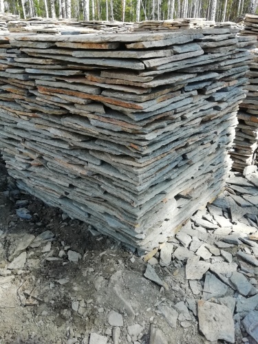 Плитняк златолит Уральский для цоколя, отмостки купить в Копейске