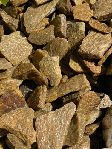 декоративный щебень жёлтый